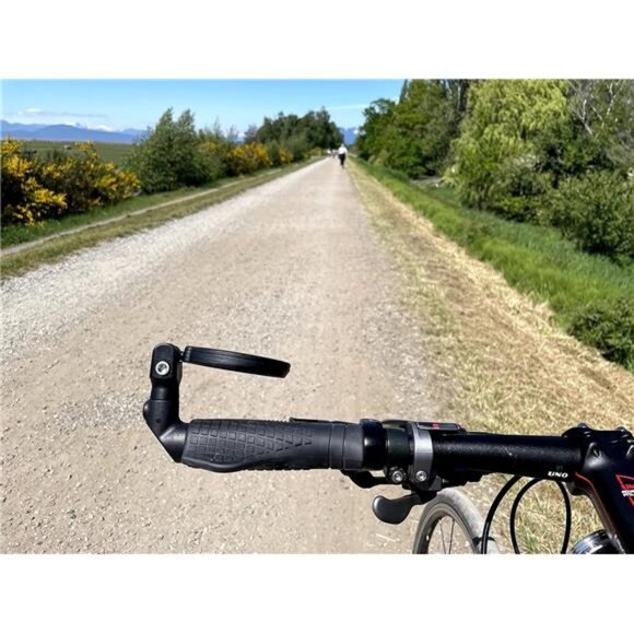 NEW Multi-Adjustable Bar End Bike Mirror, HD Safe Blast-Resistance Glass Cycling - Picture 6 of 7